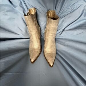 MIA Women's Gold Ankle Boots